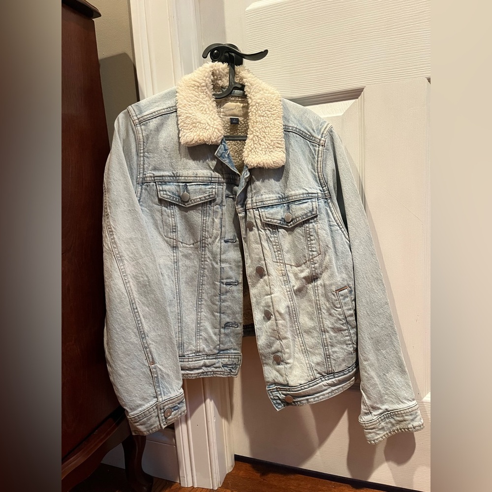 Women’s Jean Jacket Western Sherpa Lined
